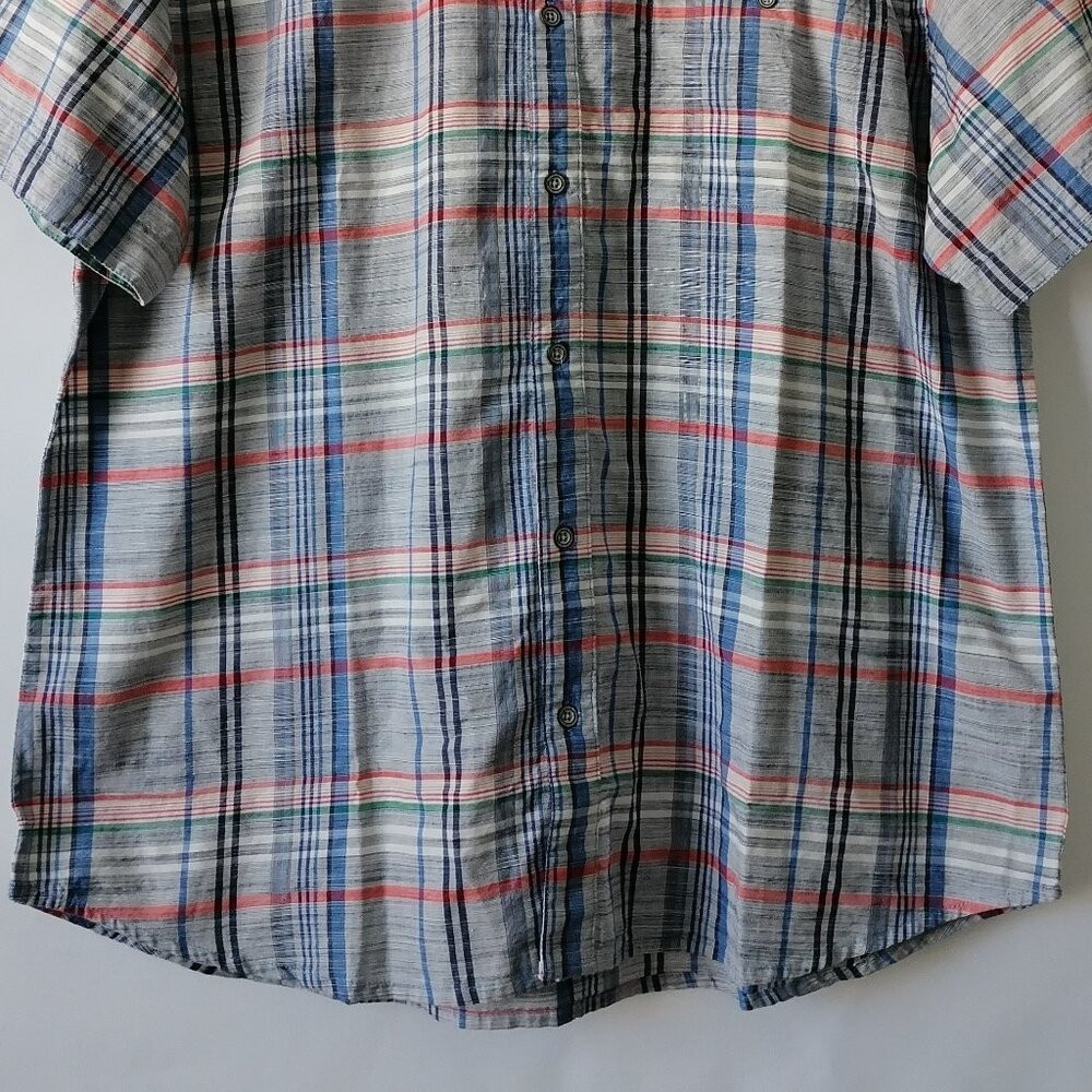 Carbon 2 Cobalt Mens Multicolor Plaid Button Down Shirt Size X-Large Lot Of 2 - Picture 4 of 11